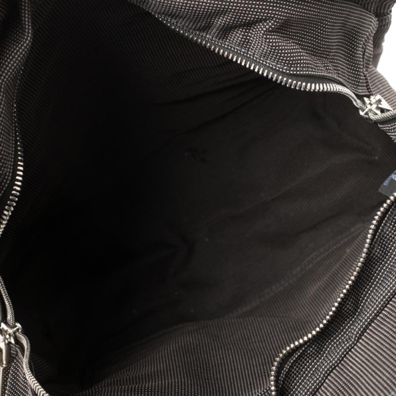 Hermes Dark Grey Canvas Herline PM Travel Backpack 1