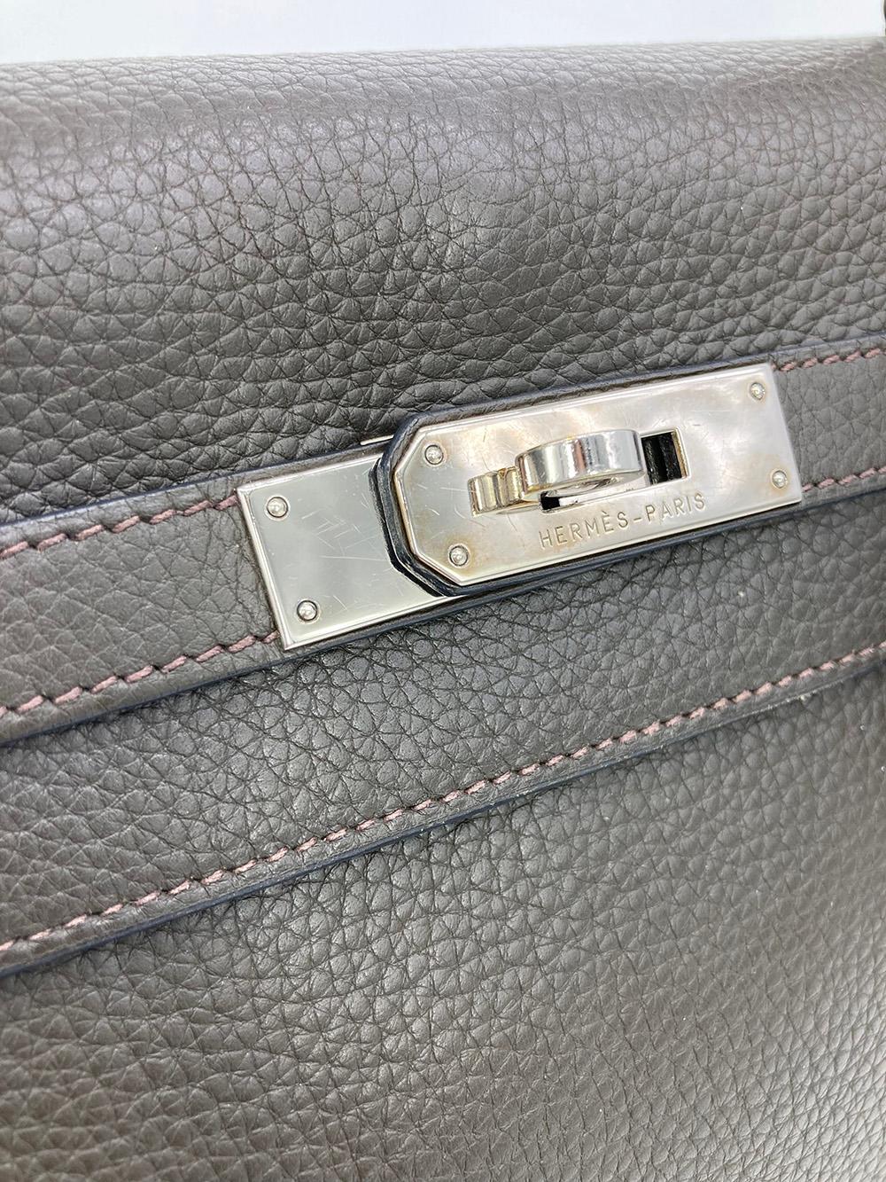 Hermes Dark Grey Clemence Kelly Retourne 32 PDH 3