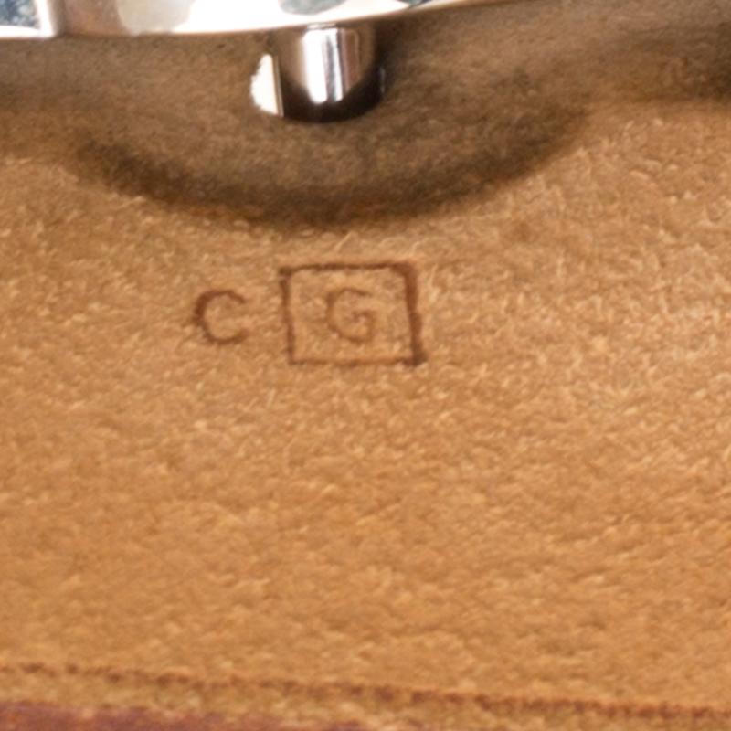 Hermes Dark Tan/Beige Leather and Canvas Herbag Zip 39 Bag 5