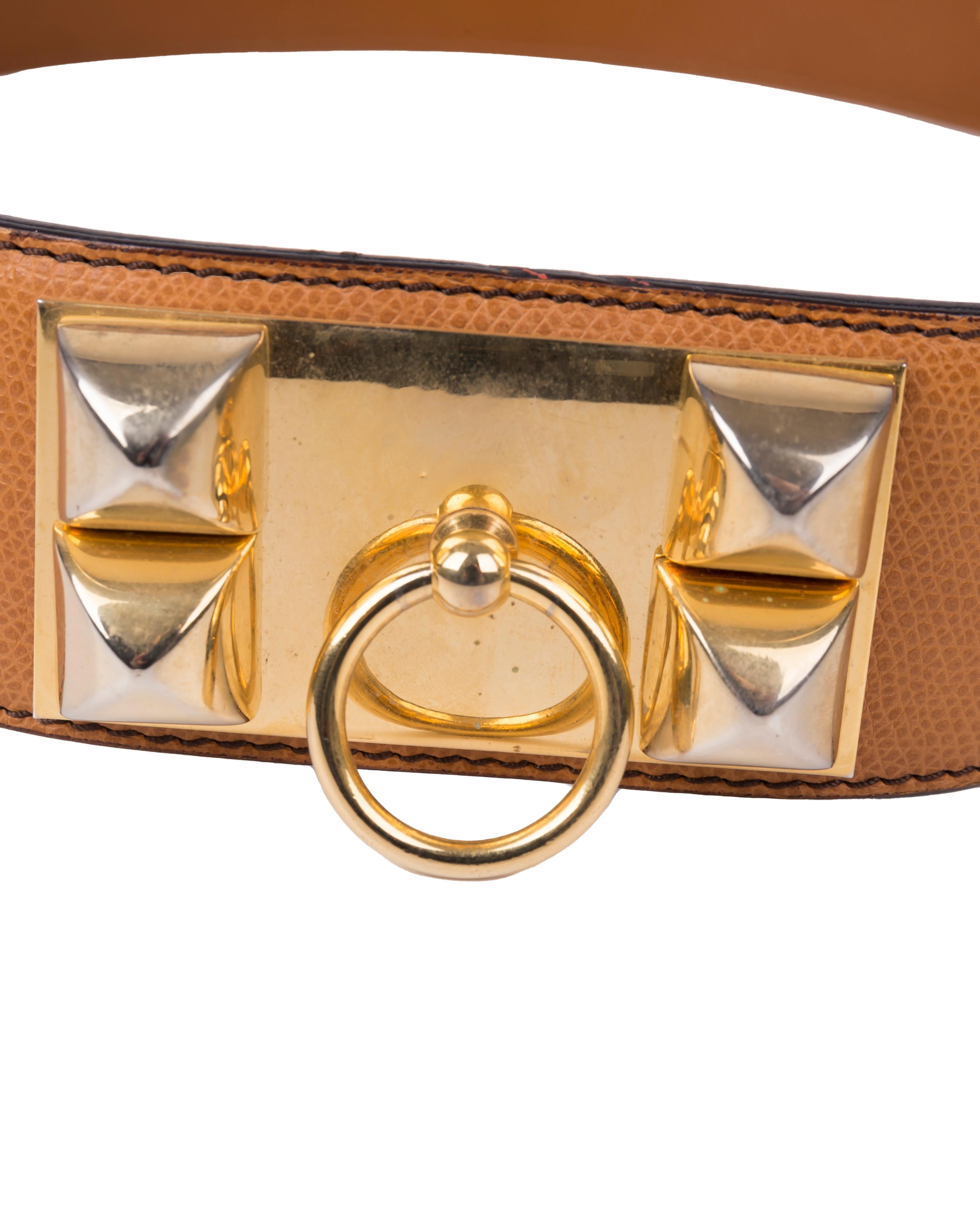 hermes collier belt