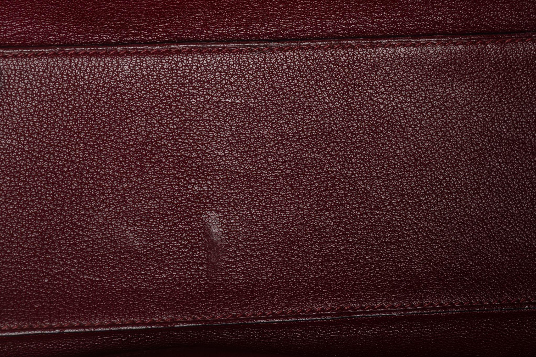 Tote Hermès Deauville rosso e avorio MM in vendita 6