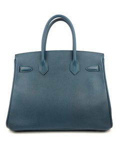 Hermès Deep Blue Epsom 30 cm Birkin with Gold Hardware