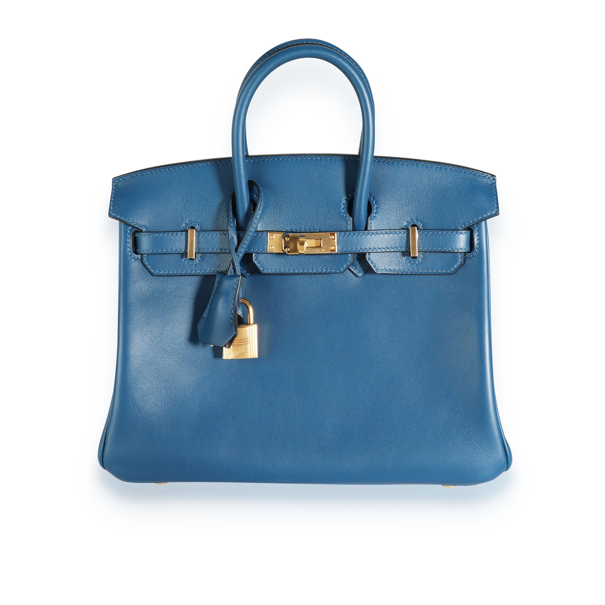 Women's  Hermès Deep Blue Swift Birkin 25 GHW