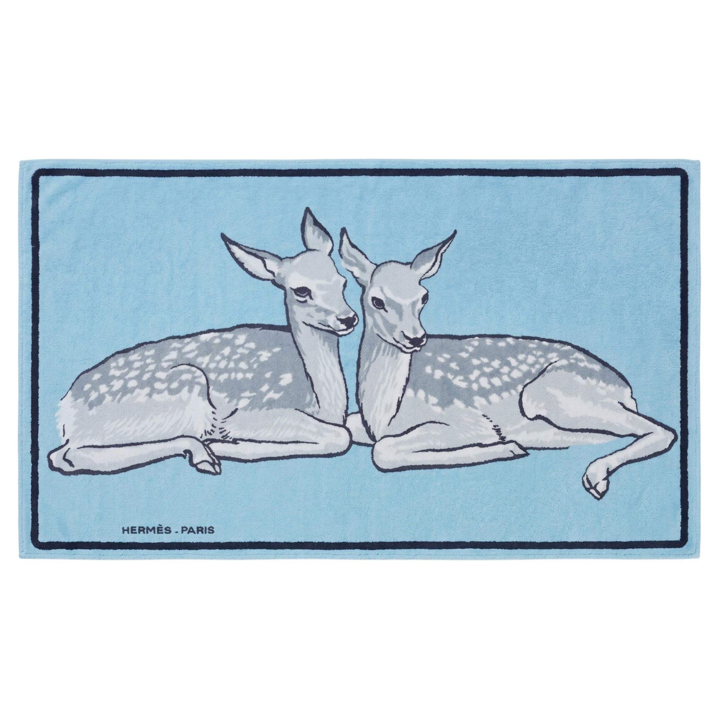 Serviette de plage en éponge « Hermès Deers »