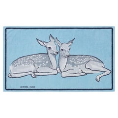 Hermes Deers Terry Beach Towel