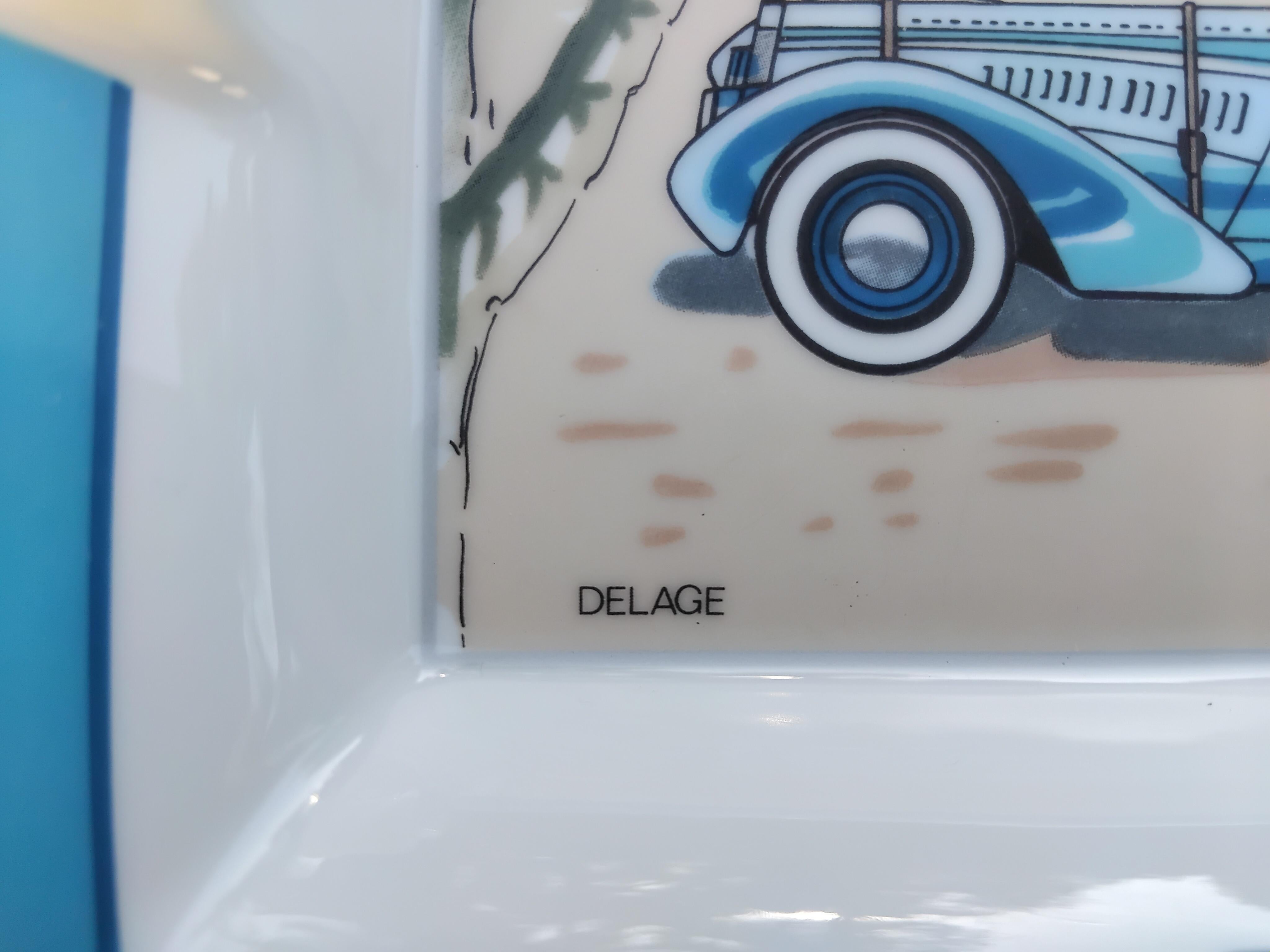 da uomo o donna Hermès Delage Cabriolet Stampa Posacenere Porcellana in vendita