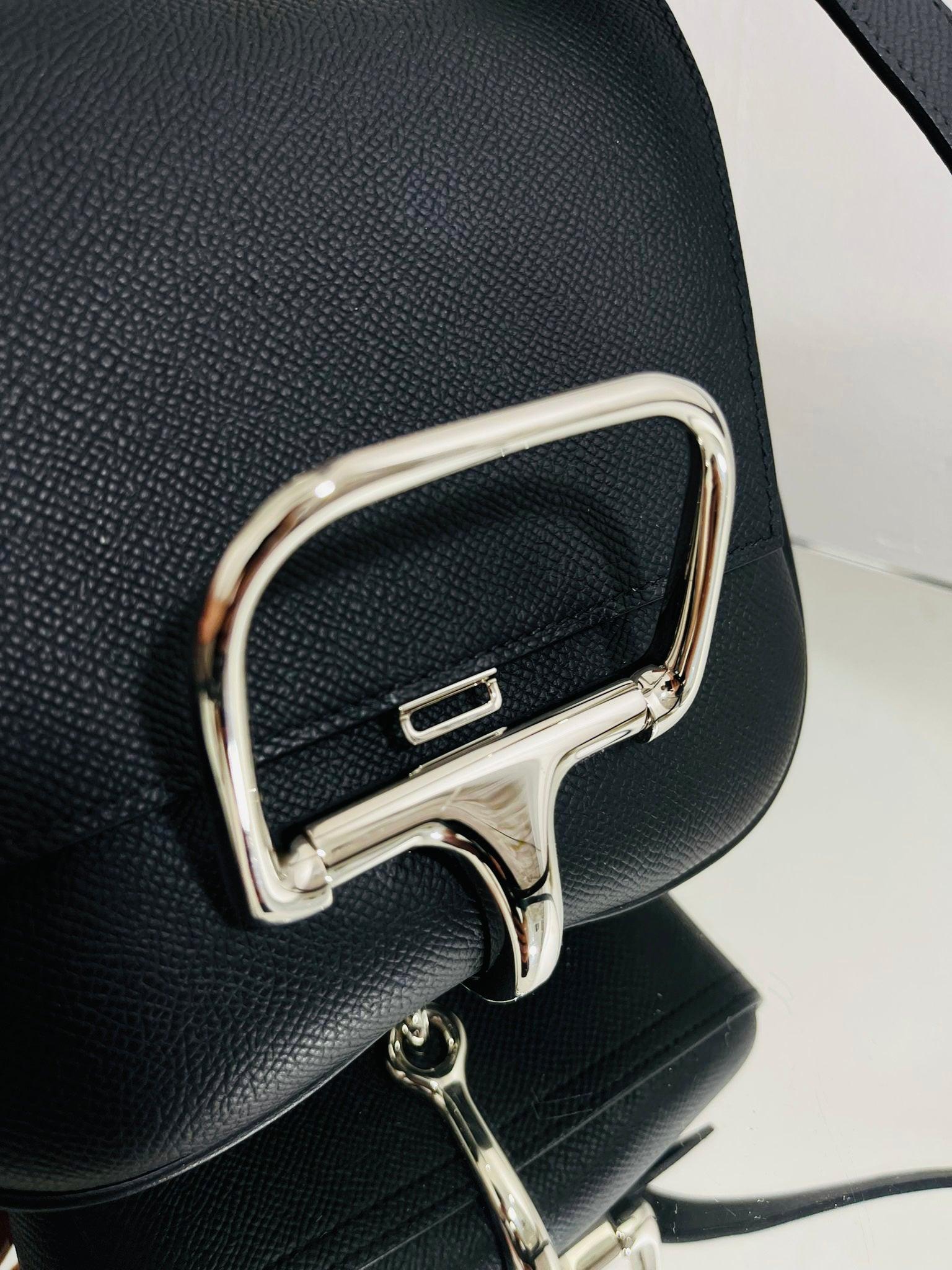  Hermes Della Cavalleria Mini Epsom Leather Bag For Sale 5