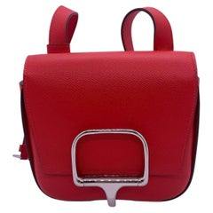 Hermes Della Cavalleria Mini Shoulder Bag Red Handbag France
