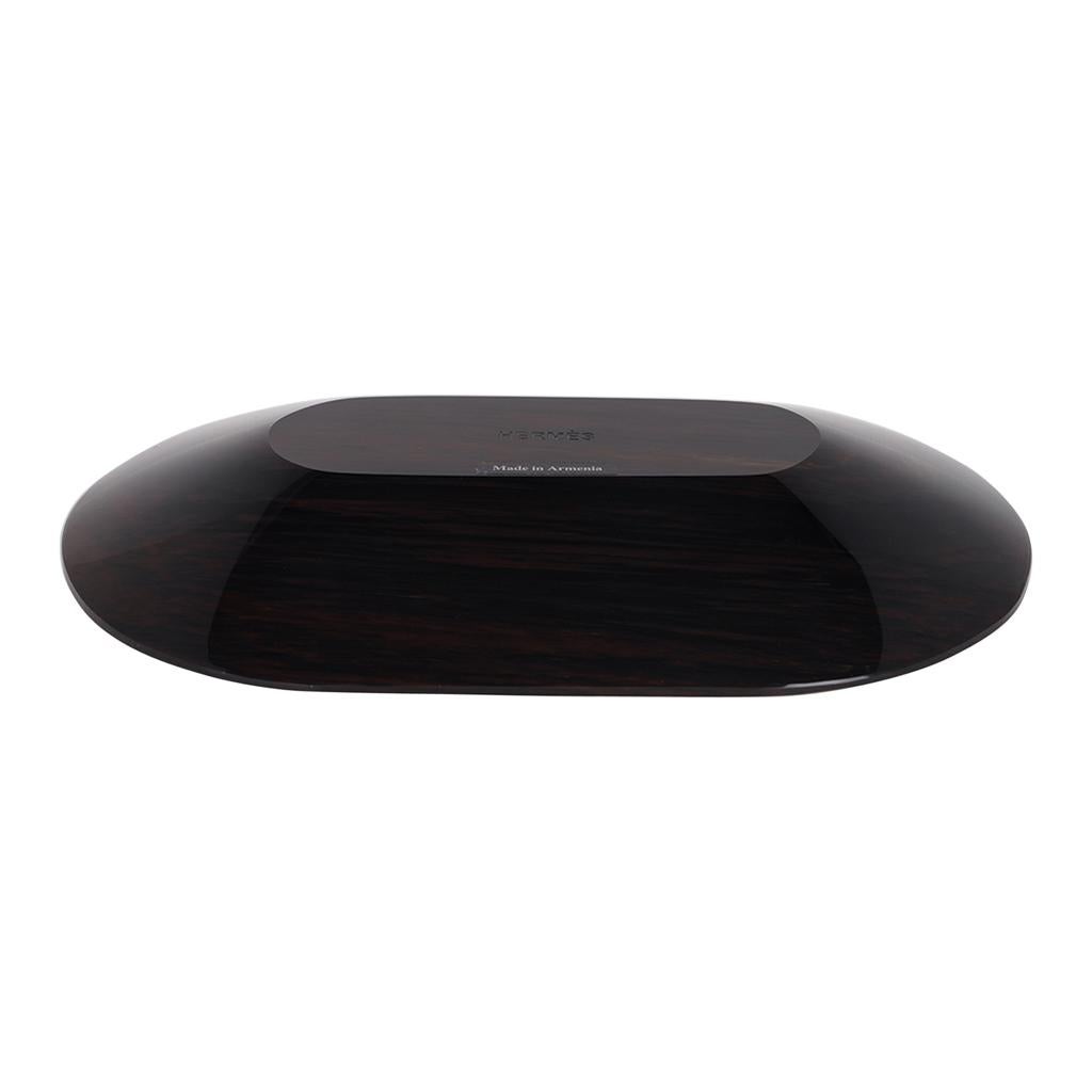Hermes Delos Obsidian Chaine d'Ancre Decorative Tray For Sale 4