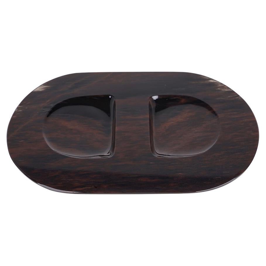 Hermes Delos Obsidian Chaine d'Ancre Decorative Tray For Sale