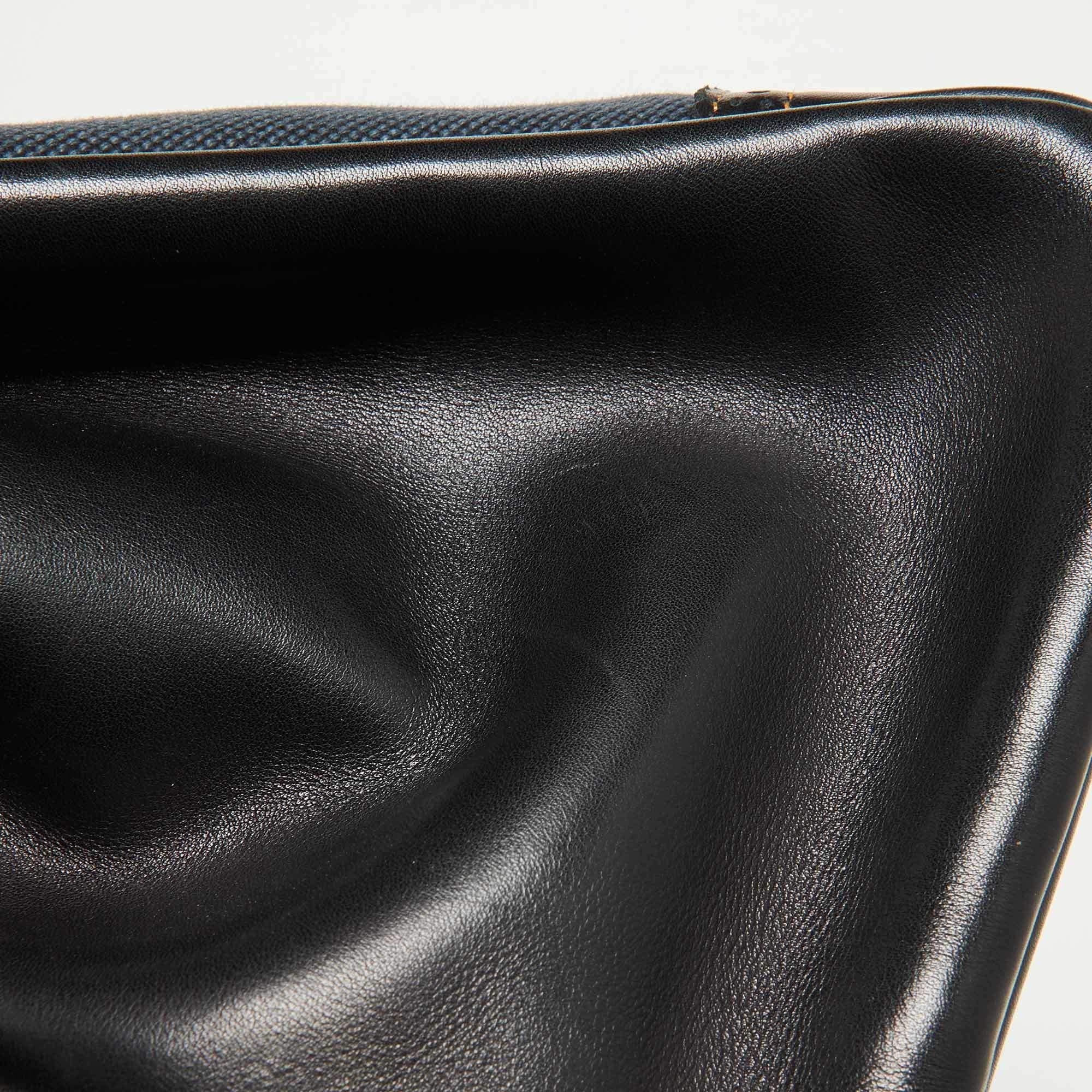 Hermes Denim Toile/Evercalf Leather Palladium Finish Birkin 35 Ghillies Bag 5