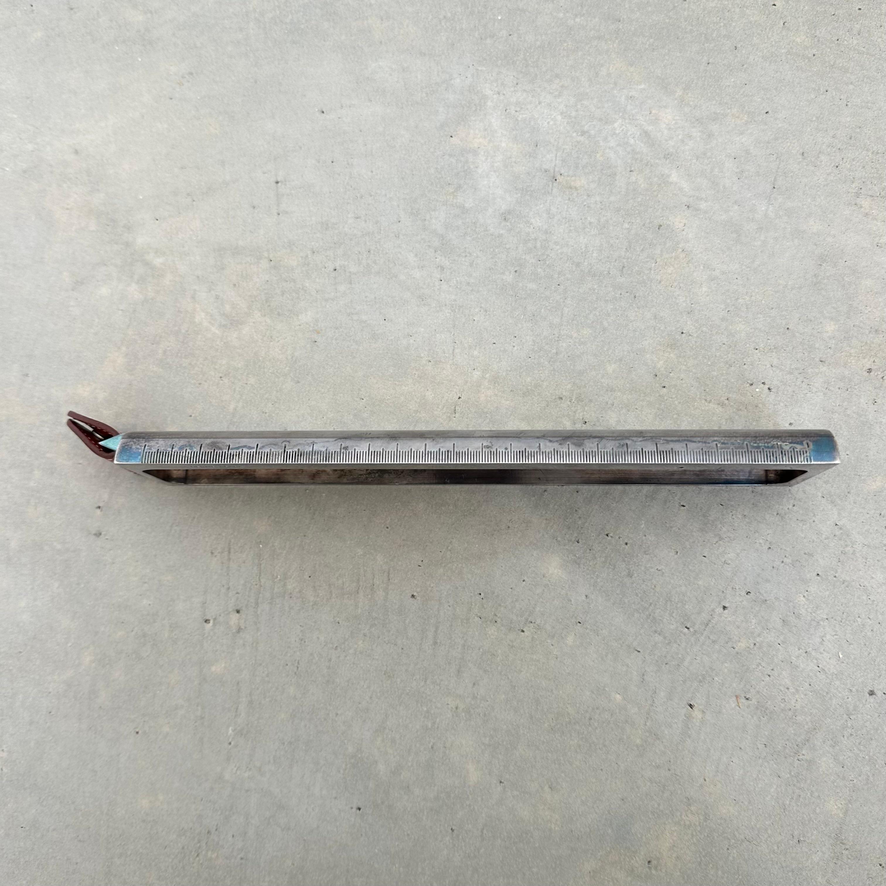 Hermes Desk Tray with Ruler, 1970s France 4