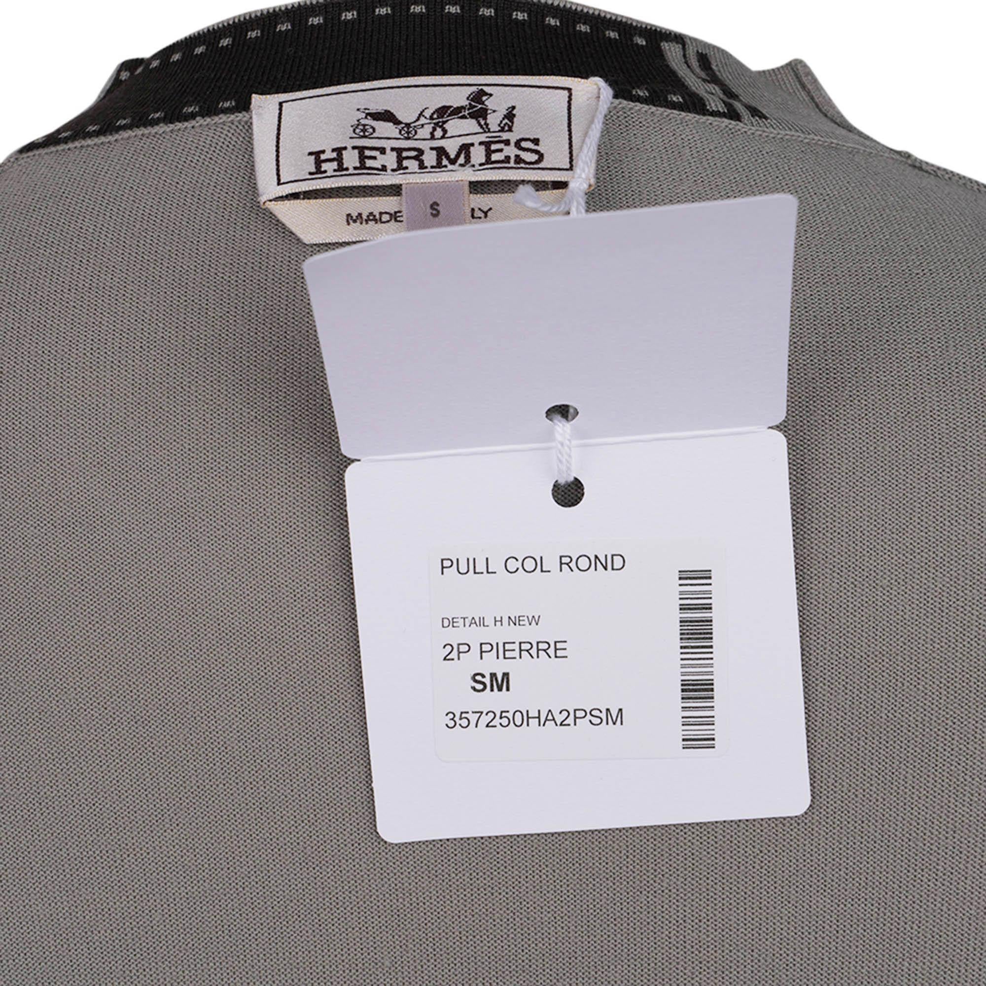 Hermes Detail H New Crewneck Men's Sweater Pierre S For Sale 5