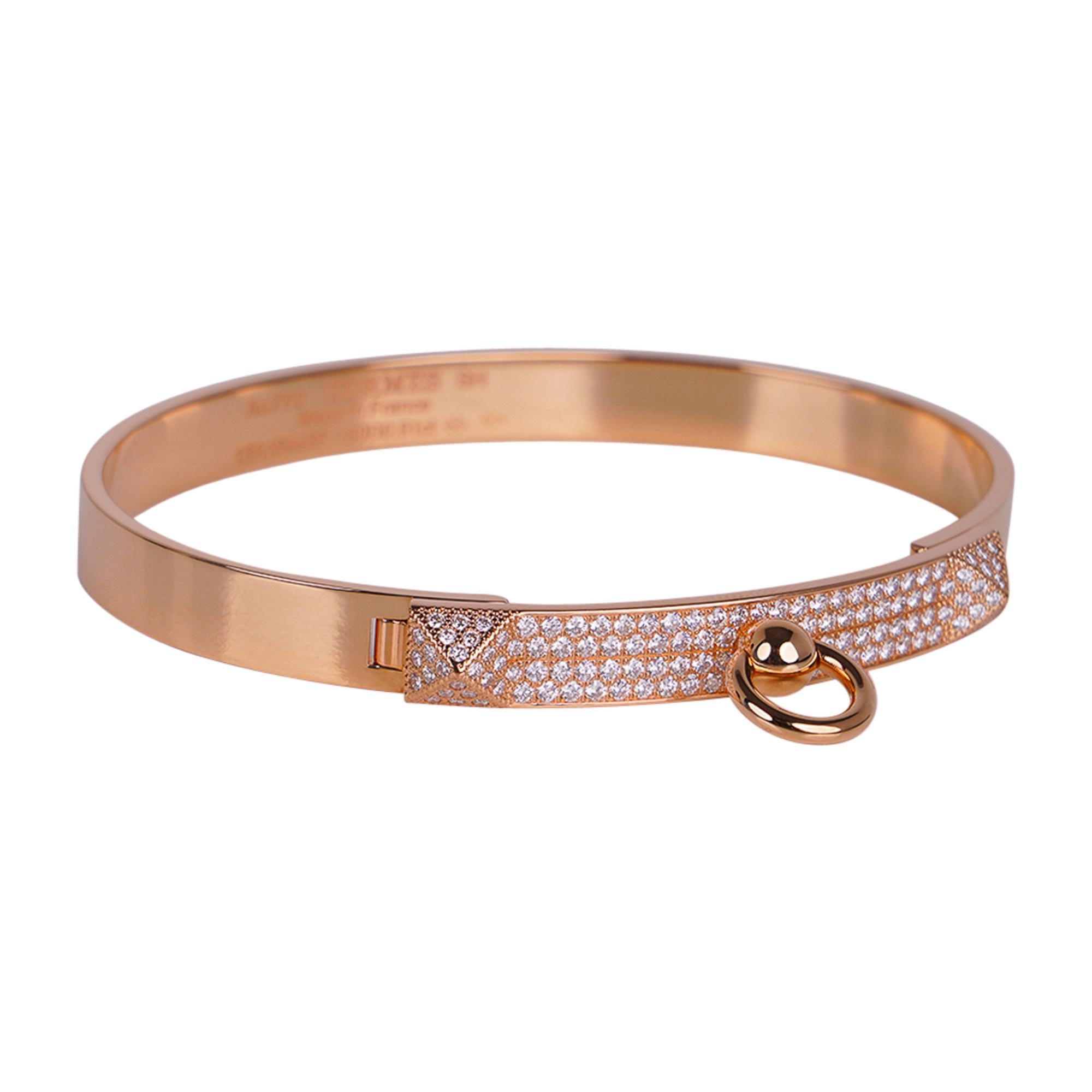 hermes cdc rose gold bracelet