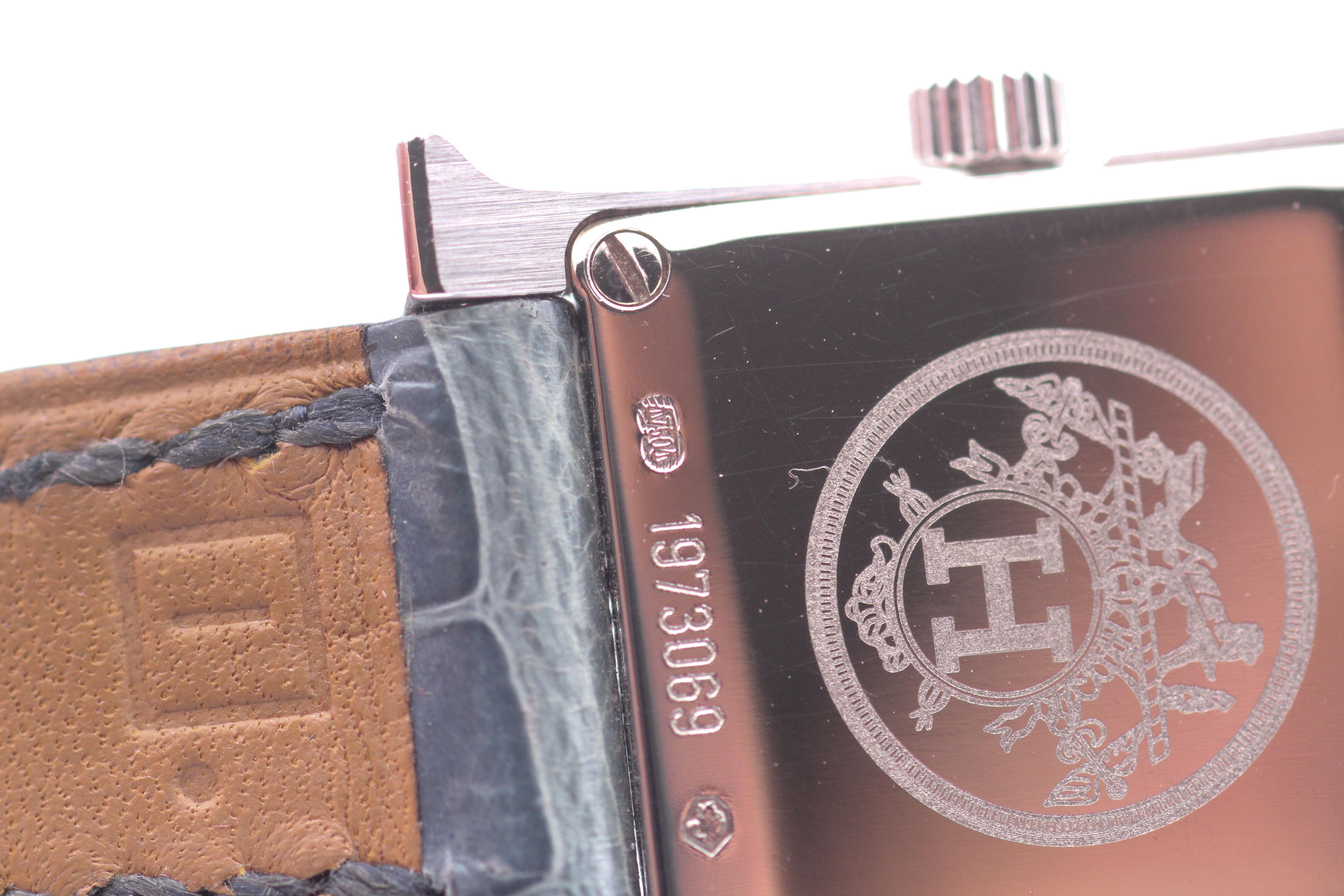 Reloj Hermes Diamond 18kwg H Heure para señora HH1.191 en venta 2