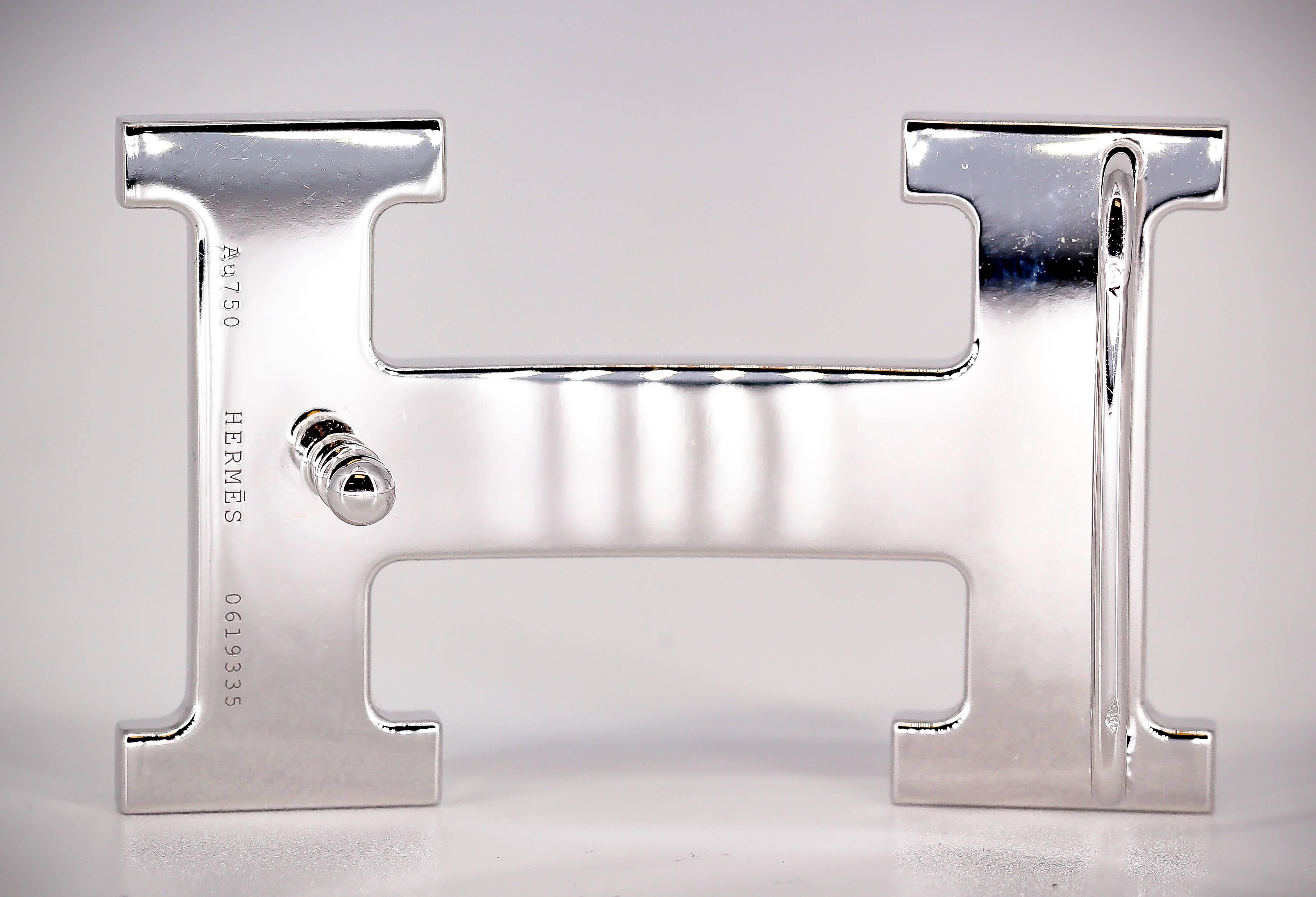 hermes diamond belt buckle