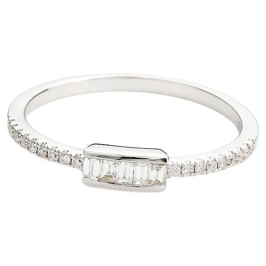 For Sale:  Hermes Diamond Center Double Ring