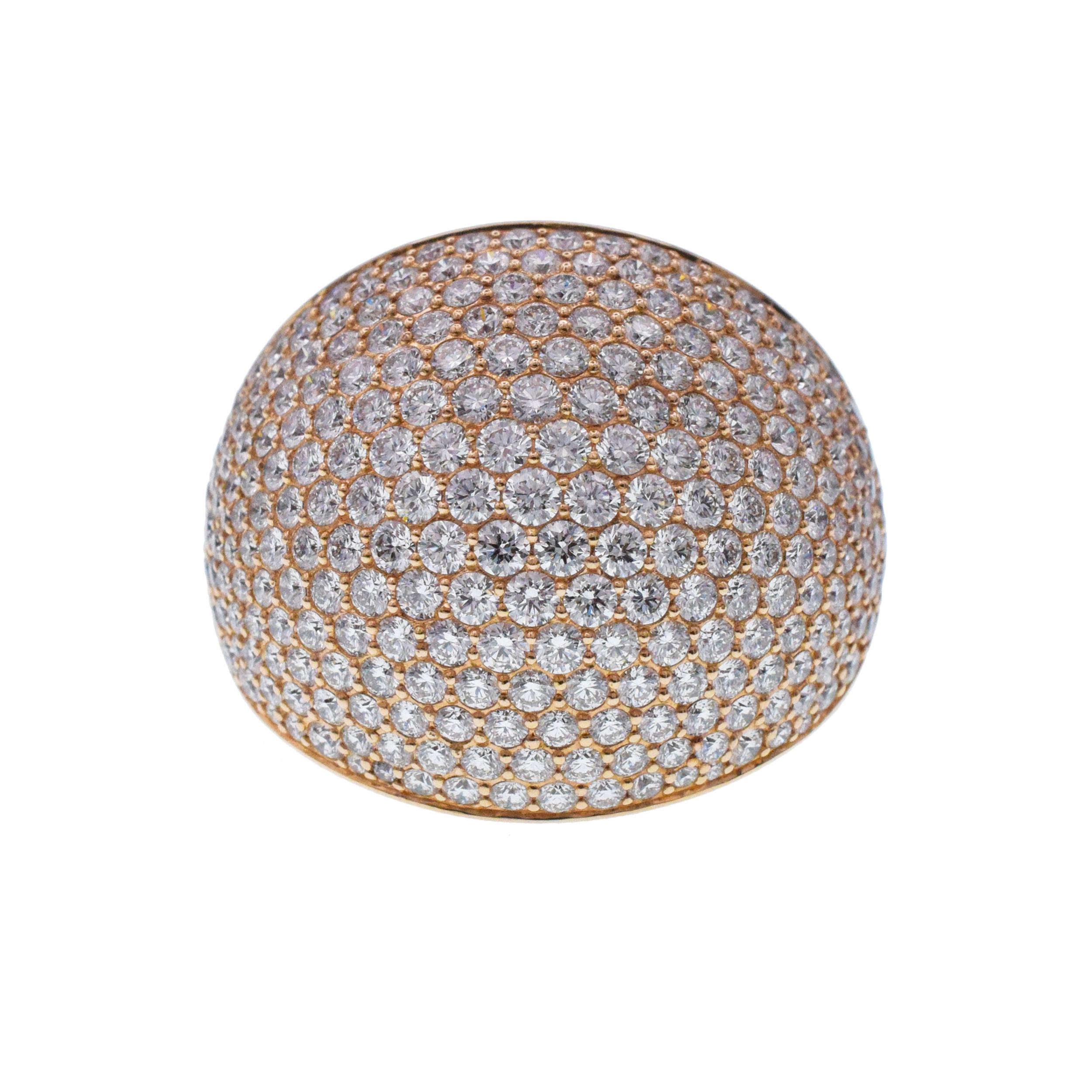 Anello Bombe con diamanti incastonati di Hermès in vendita 4