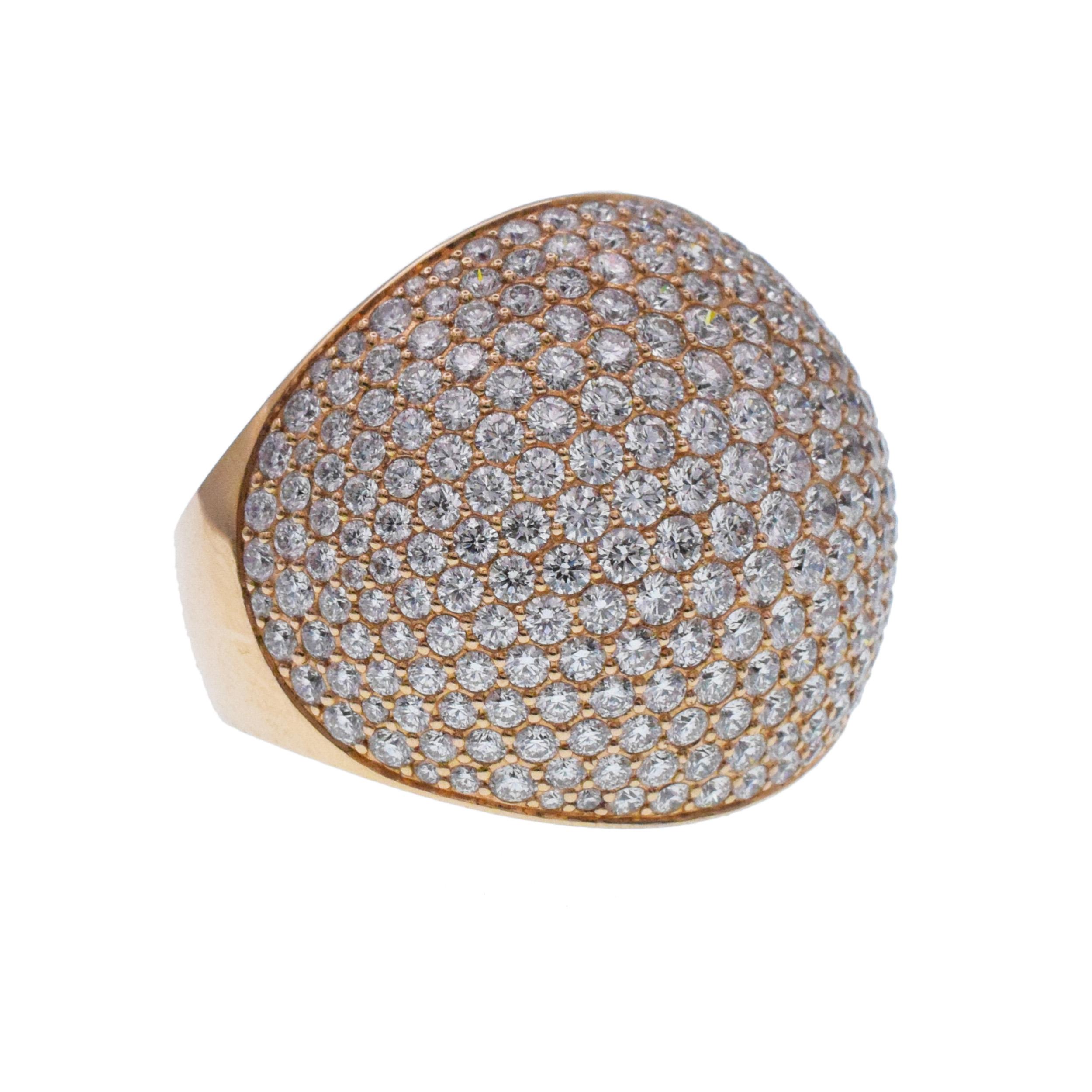 Anello Bombe con diamanti incastonati di Hermès in vendita 1