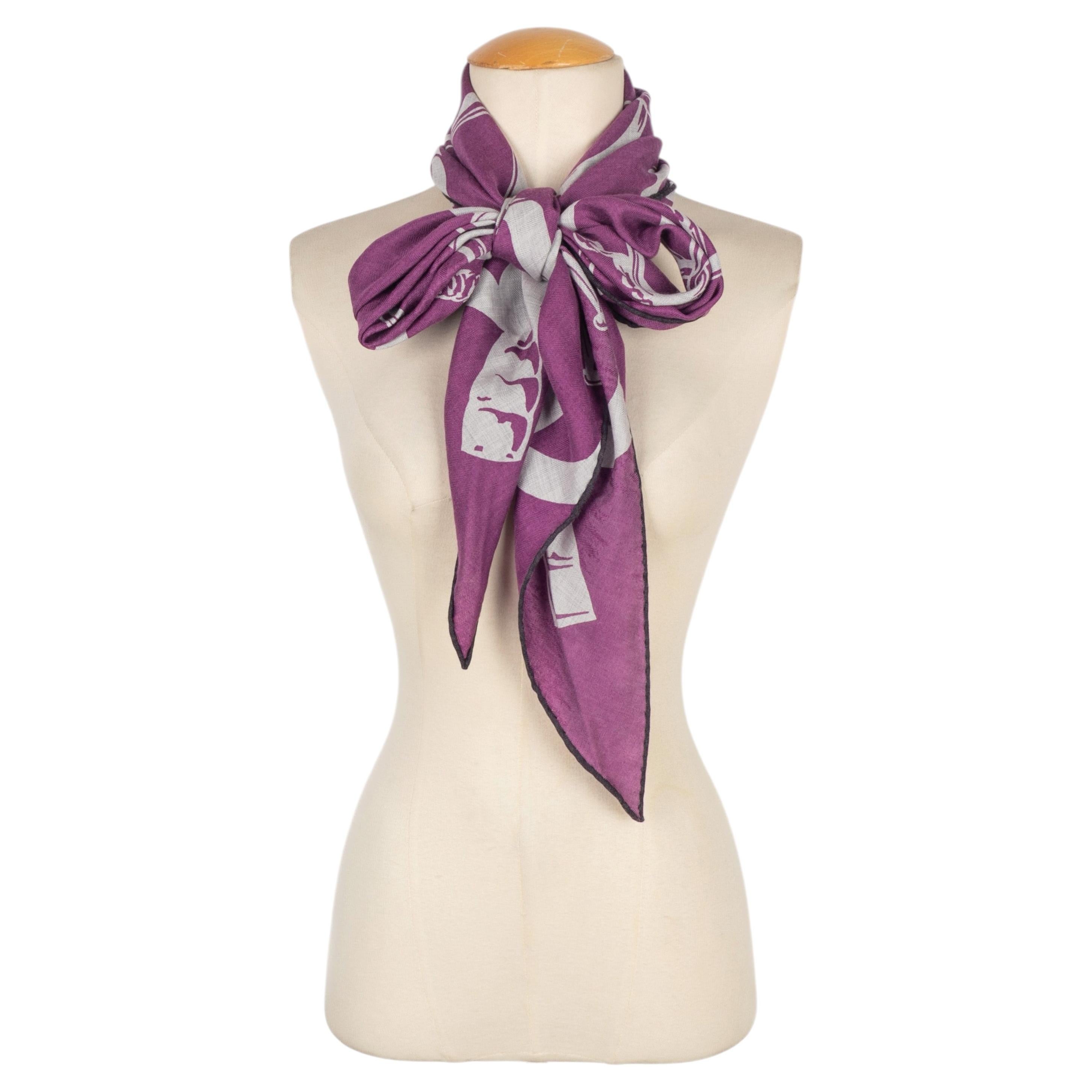 Stola a forma di diamante Hermès "Eperon d'or