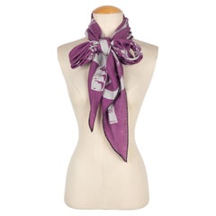 Hermès diamond-shaped stole 'Eperon d'or'