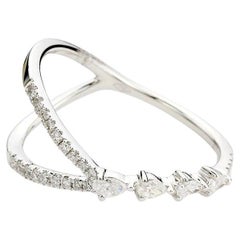 Hermes Diamant Tear-4 Split Ring