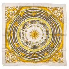Emilio Pucci Abstract Plant Motif Scarf For Sale at 1stDibs