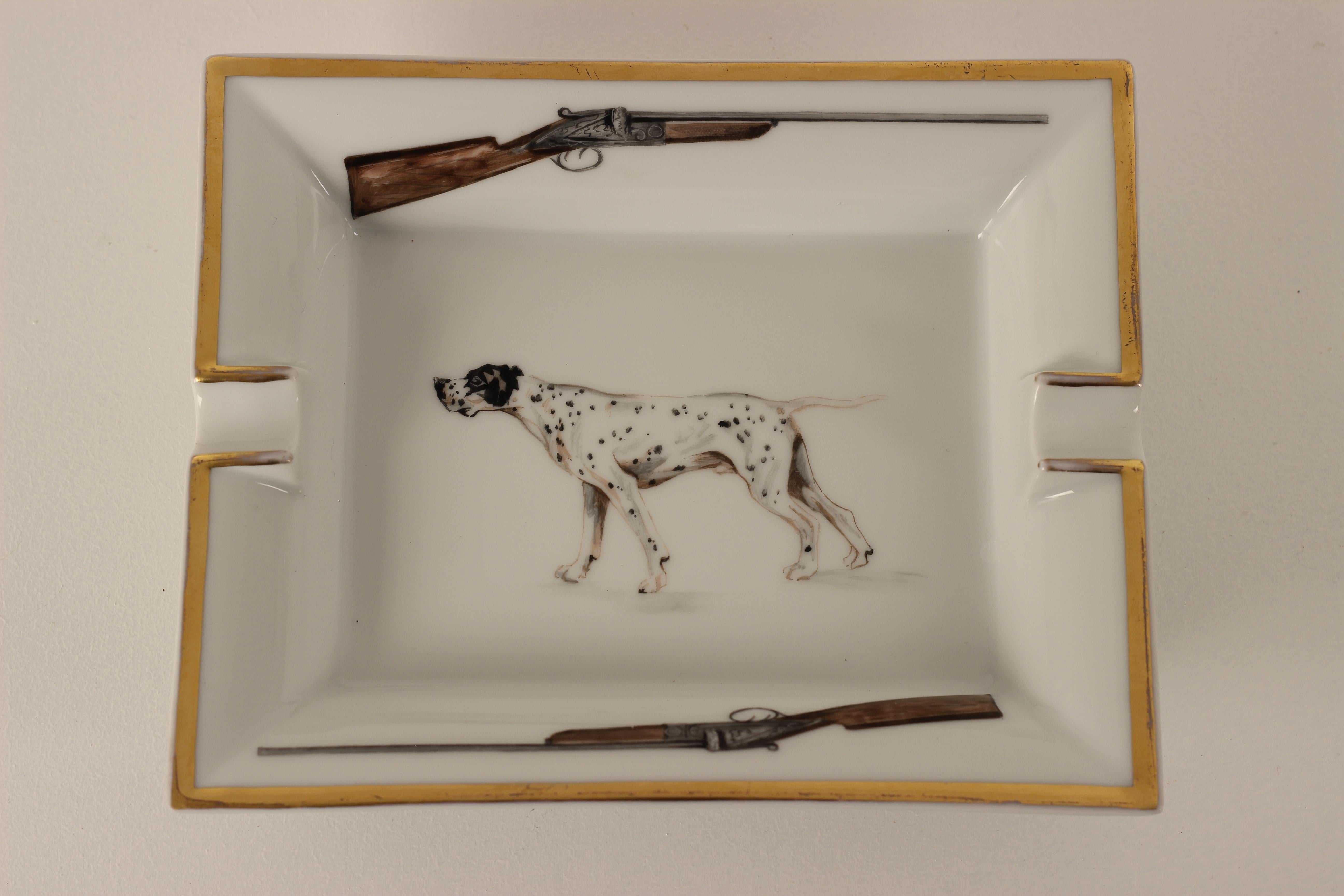 Hermes Dog Ashtray or Vide-Poche Catchall Made in France 4