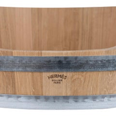 Hermes Hundebett Oakwood mit zweiseitigem Kissen Neu w / Box