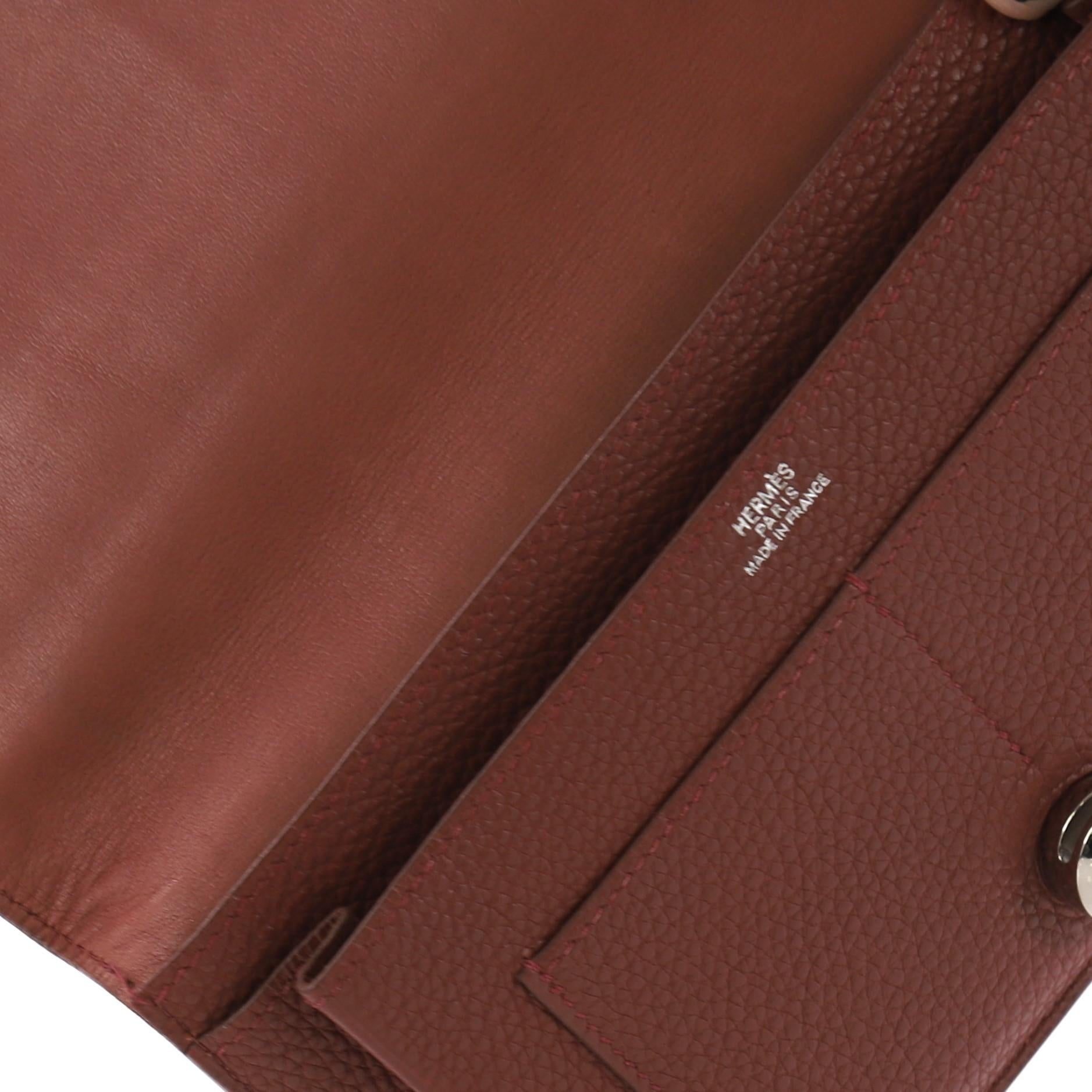 Hermes Dogon Duo Combined Wallet Leather 5