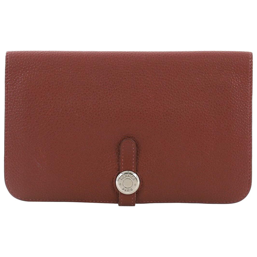 Hermes Dogon Duo Combined Wallet Leather
