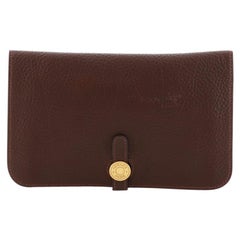 HERMÈS, a brown leather wallet, Dogon Dou. - Bukowskis