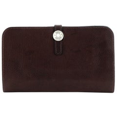 Hermes Dogon Duo Combined Wallet Leather 