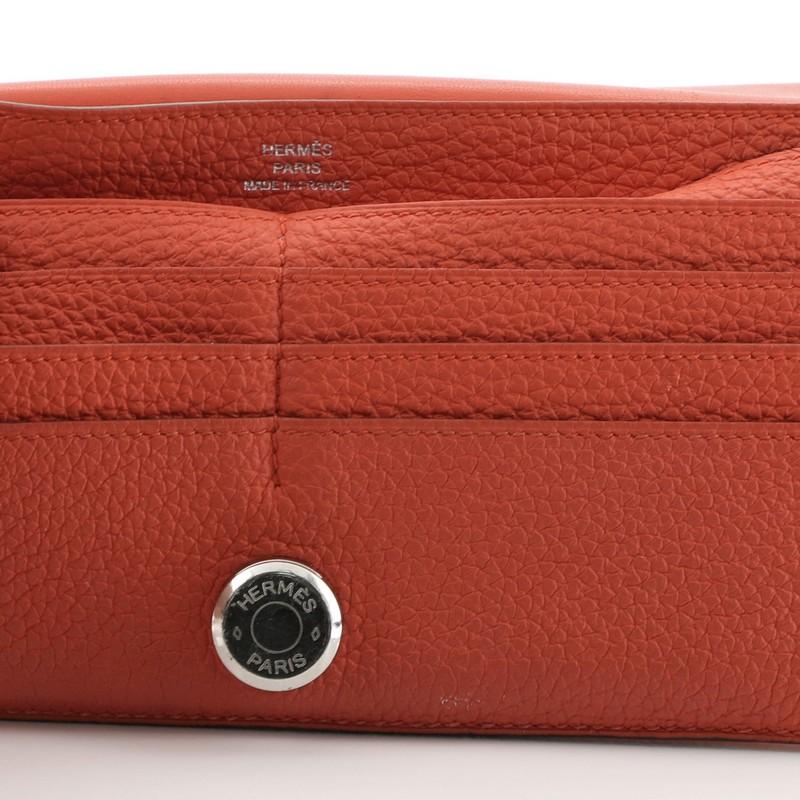 Women's or Men's Hermes Dogon Recto Verso Wallet Leather