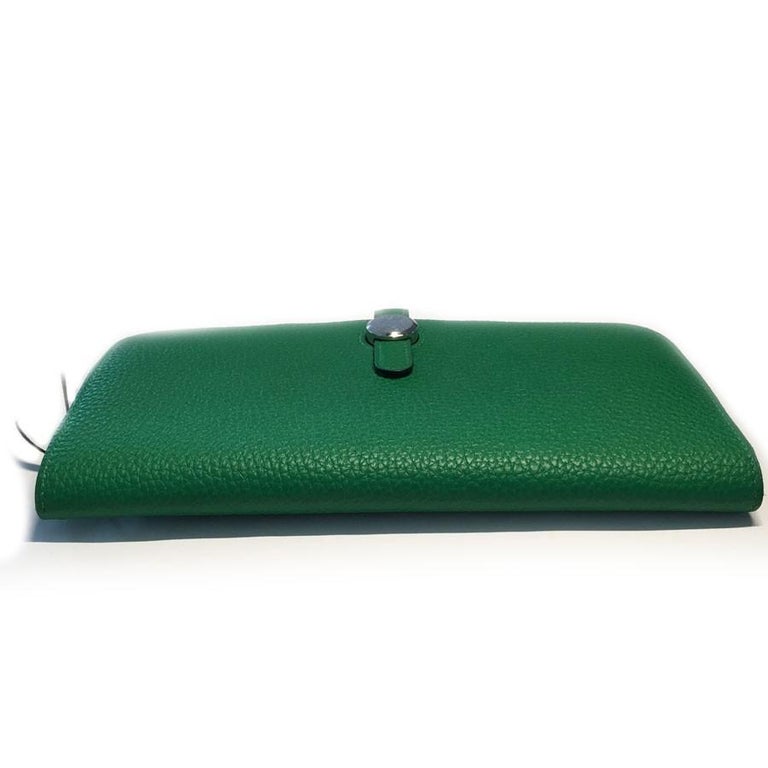 Hermes Dogon Wallet in Green Togo Leather at 1stDibs hermes wallet