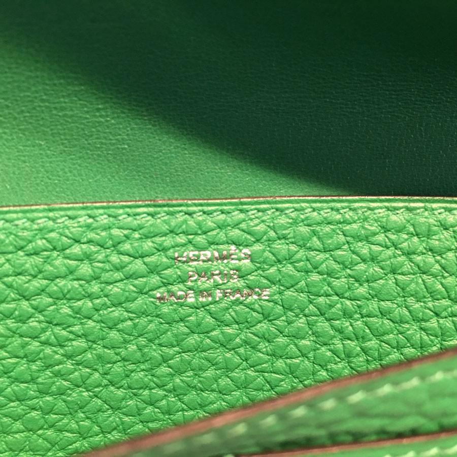 Hermes Dogon Wallet in Green Togo Leather 1