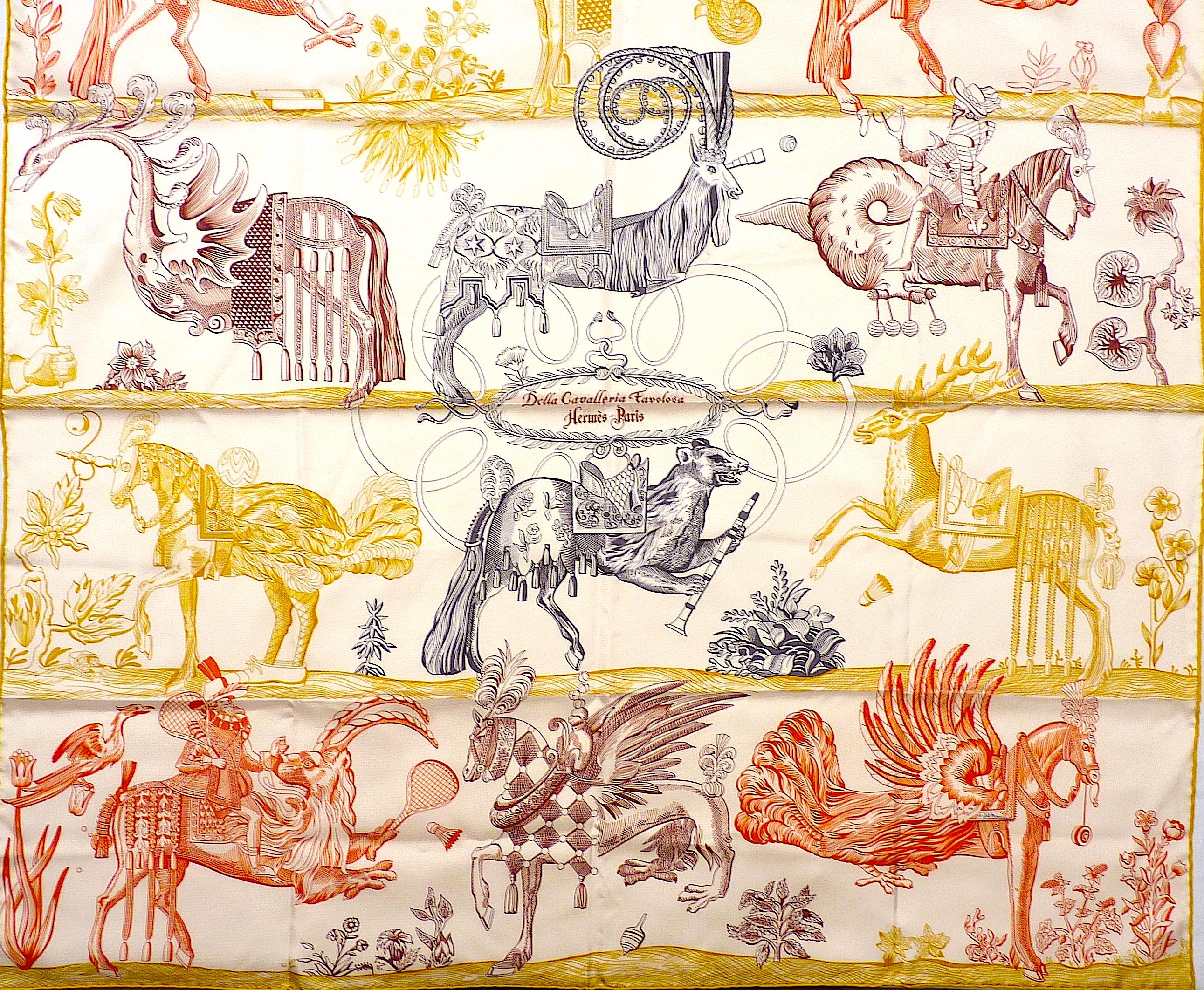 Hermes Double-Sided Scarf BRAND NEW with Box 