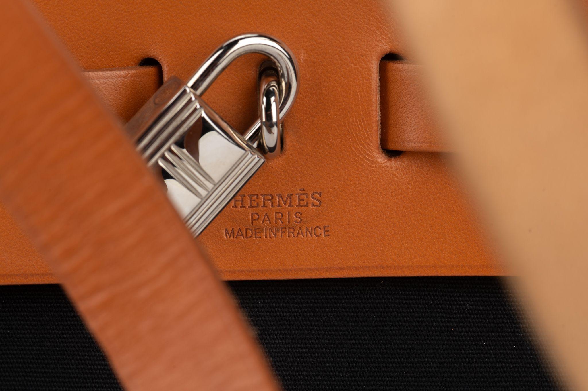 Hermès Double Herbag Mint Handbag For Sale 6