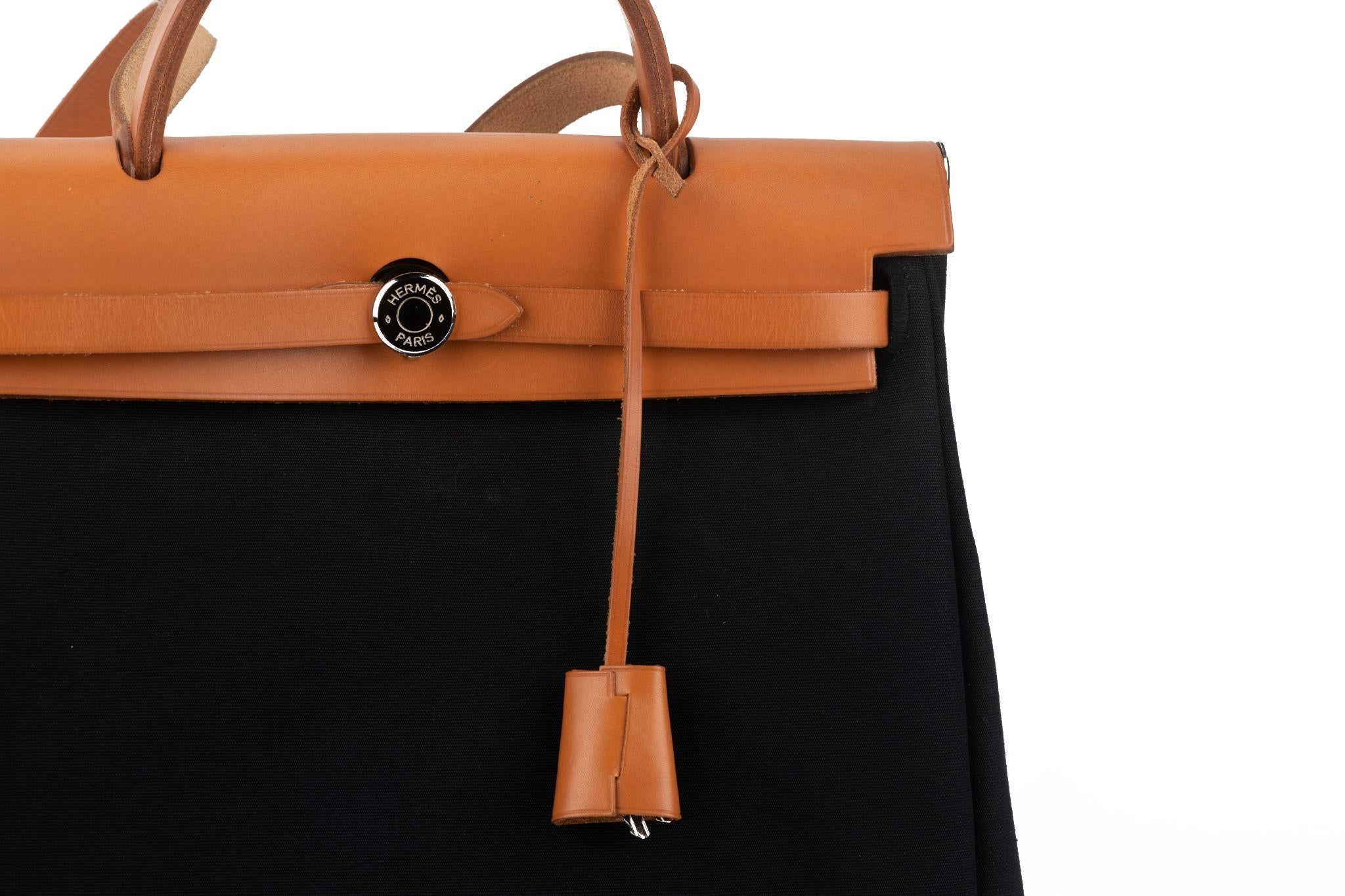 Hermès Double Herbag Mint Handbag 2
