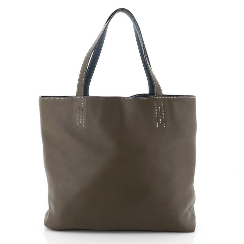 Hermes Double Sens Tote Clemence 45 3