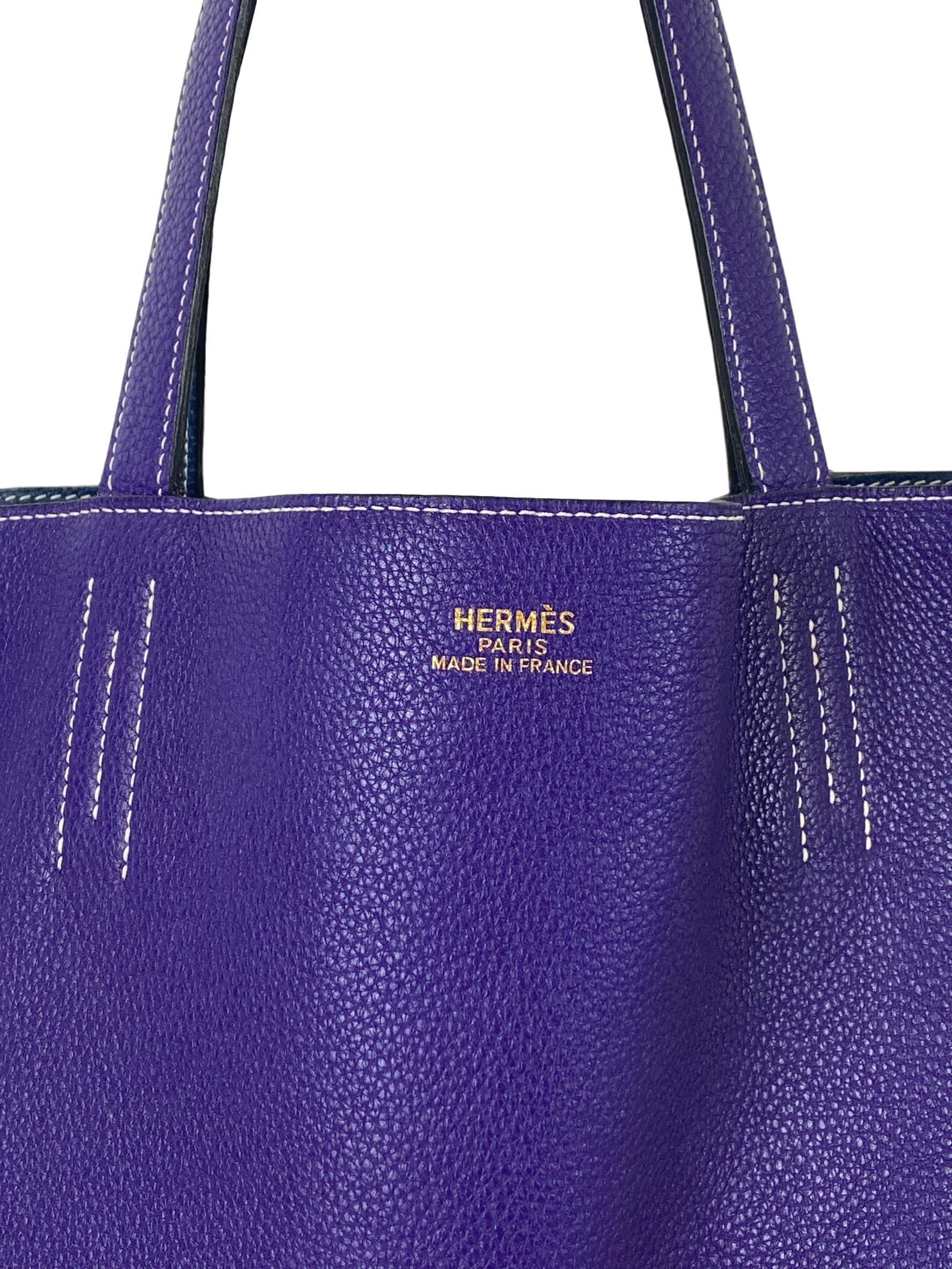 hermes double sens tote