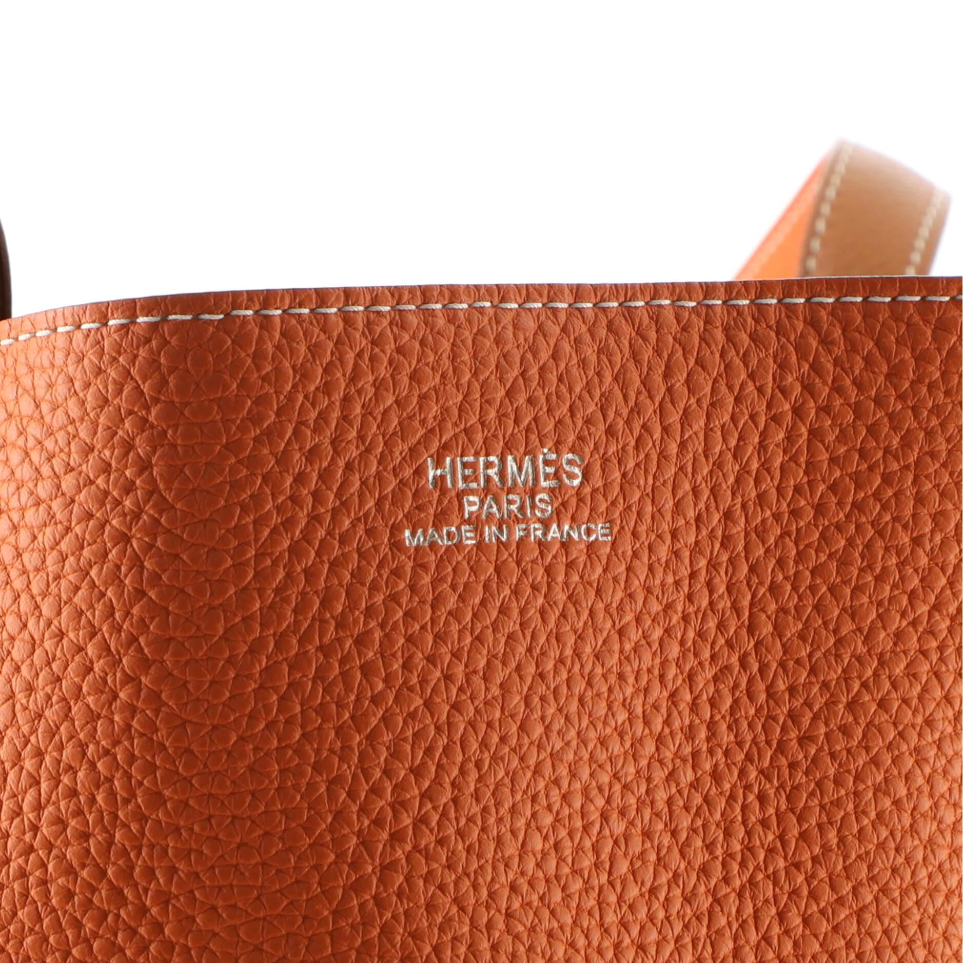 Women's or Men's Hermes Double Sens Tote Clemence 45