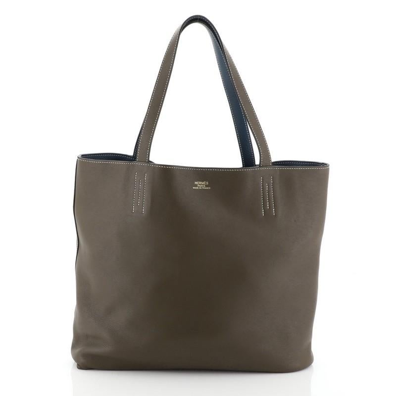 Hermes Double Sens Tote Clemence 45 2