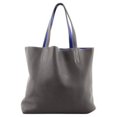 Hermes Double Sens Tote Clemence 45 at 1stDibs