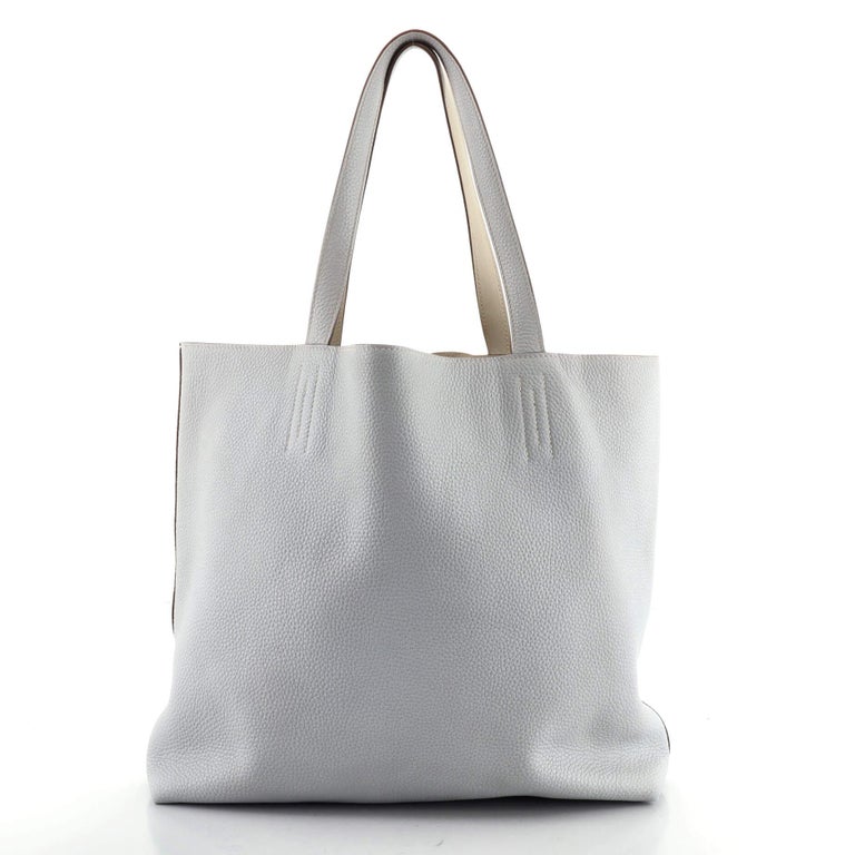 Hermes Double Sens Tote Clemence and Veau Sikkim 36 at 1stDibs