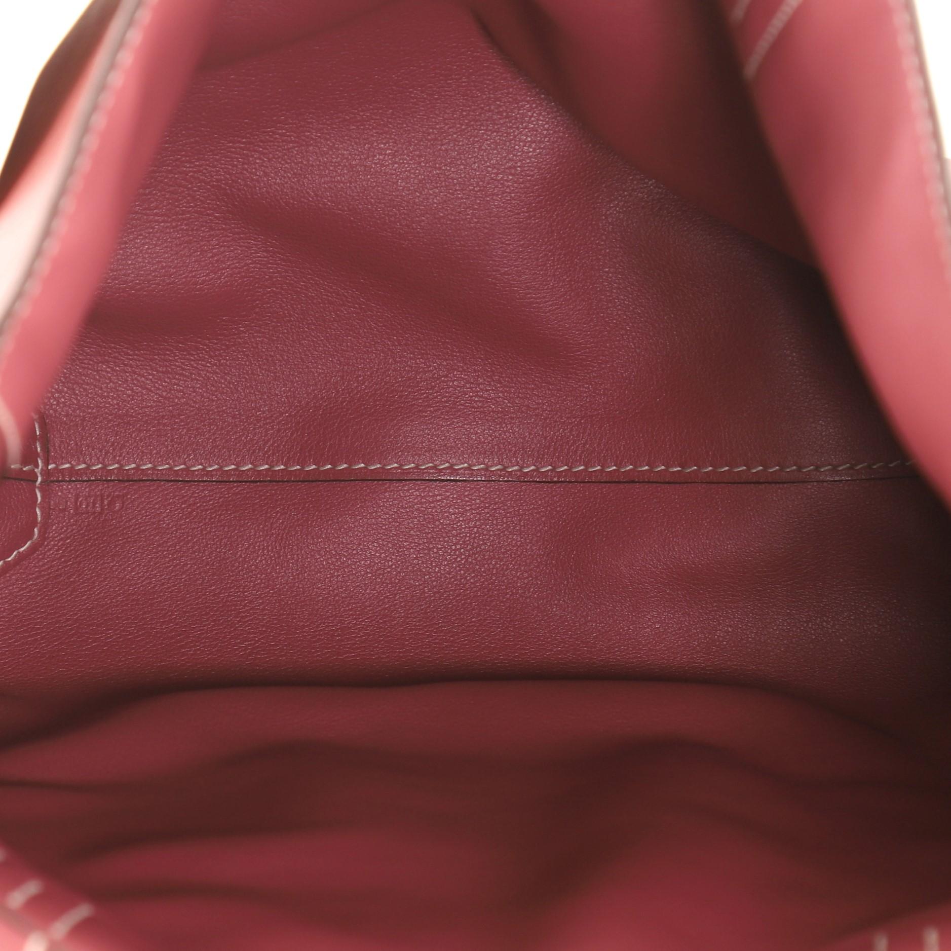 Women's or Men's Hermes Double Sens Tote Veau Sikkim 28