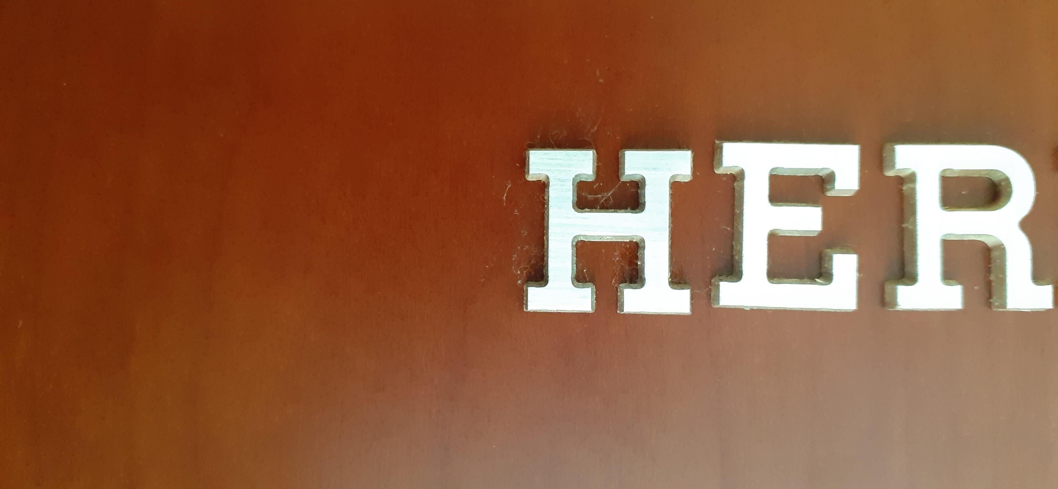 Portafoto in legno double face di Hermès in vendita 7