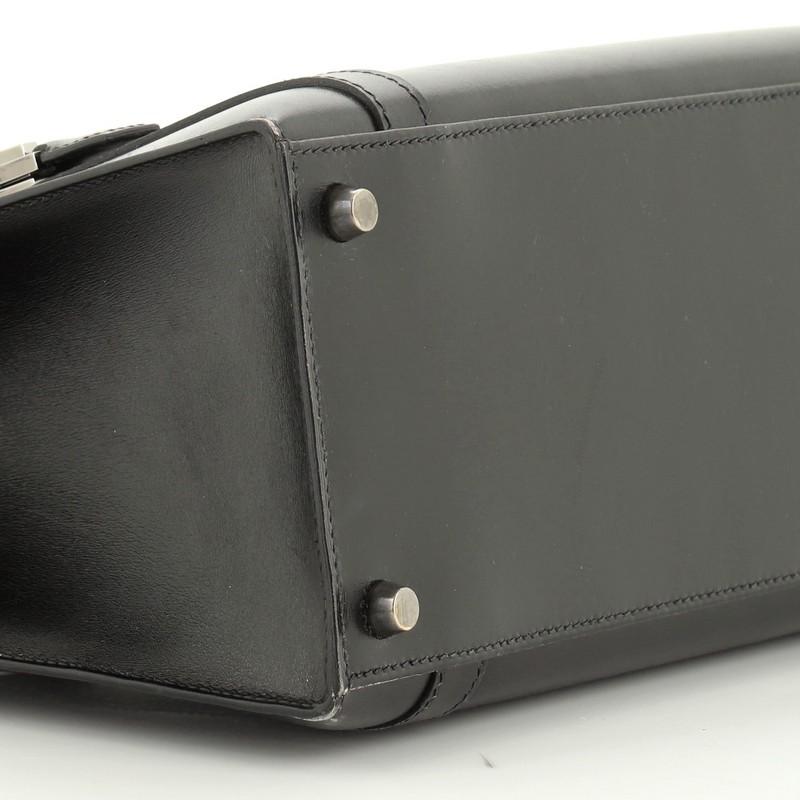 Black Hermes Drag 1 Handbag Box Calf 32 