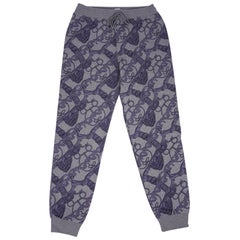 Hermes Drawstring Track Pants Sweatpants Gris Bleute 40 / 6 Nuevo