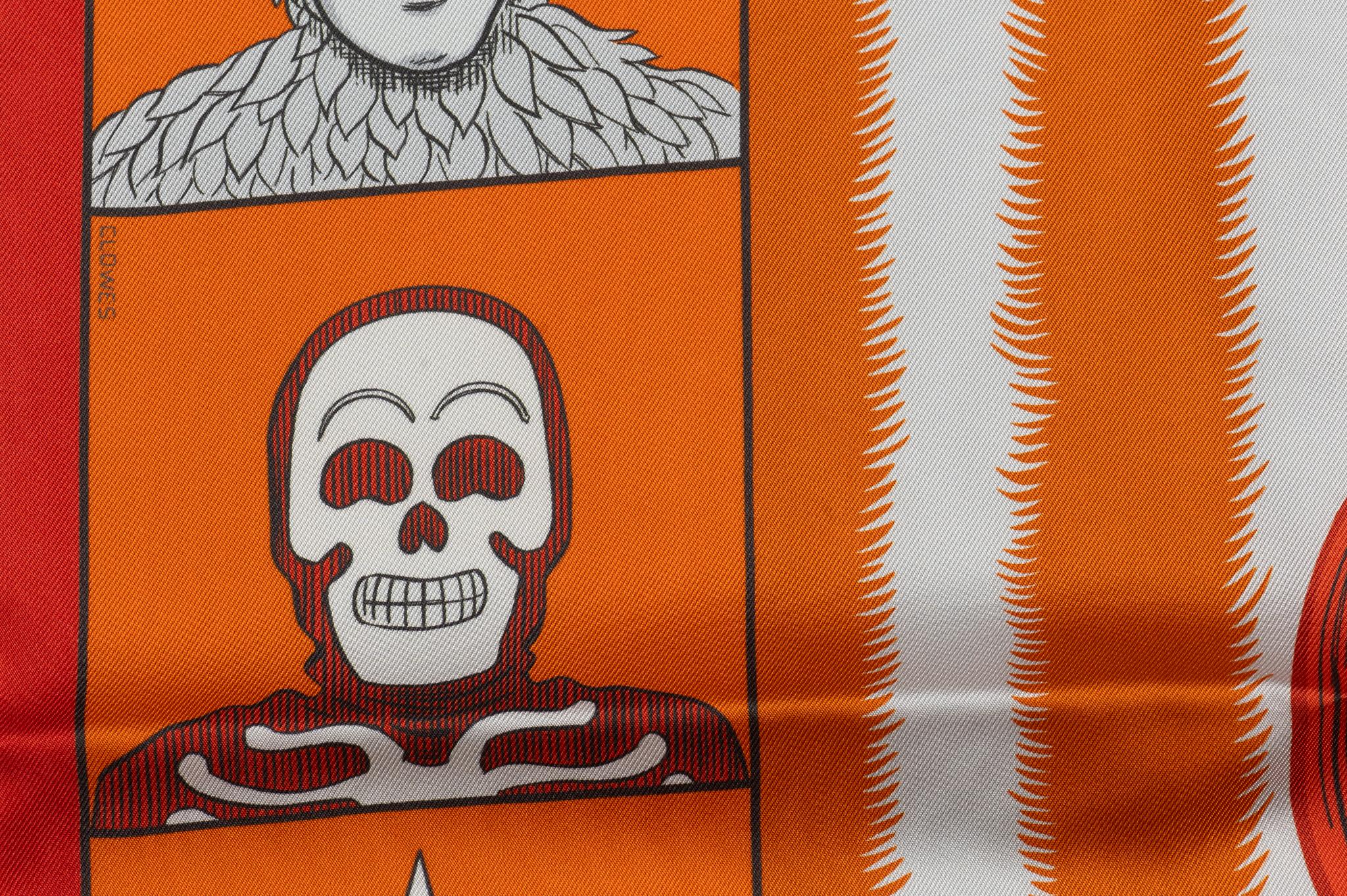 Foulard Dress Code double face Hermès New in Box  en vente 2